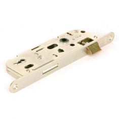Hobes Rögzítő zár 01-15 - 90/60 P-L fehér cink, hagyományos kulcshoz