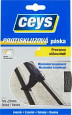 Ceys Csúszásgátló szalag CEYS fekete 25mmx5m