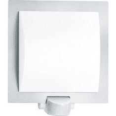 STEINEL Mozgásérzékelős kültéri fali lámpa, E27 melegfehér, rozsdamentes acél, L 20 S 566814 (566814)