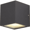 SLV Kültéri fali lámpa Energiatakarékos lámpa, LED GX53 18 W Sitra Cube 232535 Antracit (232535)