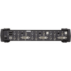 Aten 2 portos KVM switch, (billentyűzet, video, egér) elosztó, DVI elosztó és USB 2.0 Hub CS1782A-AT-G (CS1782A-AT-G)