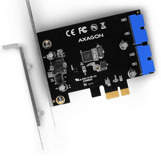 AXAGON 4x USB 3.2 Gen1 bővítő kártya PCIe (PCEU-034VL) (PCEU-034VL)