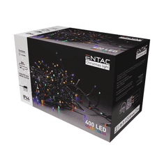 ENTAC Christmas IP44 400 LED fényfüzér Multicolor 8m (ECL-M400MC) (ECL-M400MC)