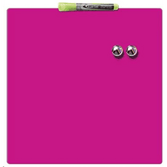 Rexel Üzenőtábla, mágneses, írható, rózsaszín, 36x36 cm (VN3803, 1903803) (VN3803, 1903803)