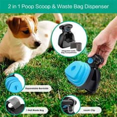 Netscroll Kutyakakilapátoló eszköz és 50 extra zacskó, PoopScoop