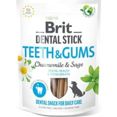 Brit Dog Dental Stick Fogak és íny kamillával és zsályával 251 g