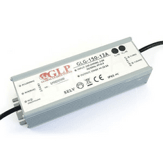 GLP GLG-150-12A 150W 12V/12.5A IP67 PFC szűrős LED tápegység (GLG-150-12A)