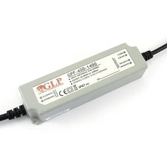 GLP GPF-40D-1400 18~30V 42W 1400mA IP67 LED tápegység (GPF-40D-1400)