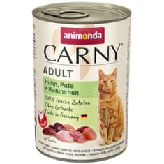 Animonda Carny macskakonzerv - csirke, pulyka + nyúl 400 g