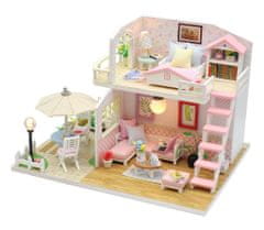 Dvěděti 2Kids Toys Miniatűr ház rózsaszín ház
