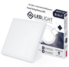 Ledlight 2602 Mennyezeti LED lámpa 18 W, 1650lm, 4000K (semleges), 21 x 21 cm fehér