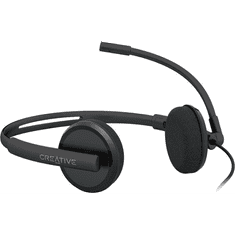 Creative HS-220 headset fekete (51EF1070AA001) (51EF1070AA001)