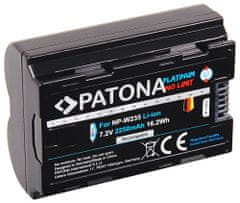 PATONA akkumulátor a Fuji NP-W235 2250mAh Li-Ion 7.2V Platinum X-T4 fényképezőgéphez