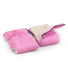 Cuculo babakocsi kabátujj 2in1, gyapjú, rózsaszín