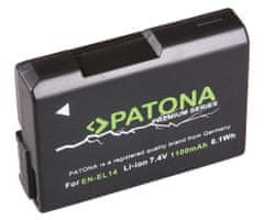 PATONA akkumulátor a Nikon EN-EL14 1100mAh Li-Ion Premium fényképezőgéphez