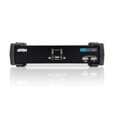 Aten 2 portos KVM DVI/Audio USB kapcsoló CS-1762A USB HUB