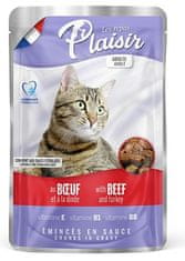 Plaisir Cat marhahús és pulyka, tasak 100 g