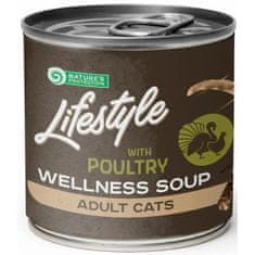 NP Cat Soup LifeStyle hosszúszőrű baromfi 140 ml