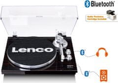 LENCO  Lenco LBT-188WA lemezjátszó - Bluetooth diófa