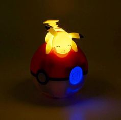 Teknofun Pokémon Pikachu rádió ébresztőóra éjszakai fénnyel
