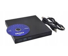 Izoksis Hordozható külső meghajtó CD-DVD író USB