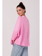 BeWear Klasszikus női pulóver Elyamour BK105 rózsaszín Universal