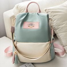 Dollcini Stílusos iskolai hátizsák, vízálló, alkalmi nappali hátizsák, hátizsák nőknek/lányoknak/üzleti/utazás, 423162, zöld