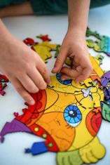 Kids DO Színes fa puzzle kép Cica 100 darab