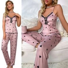 VIVVA® Női pizsama | LUNAR Rózsaszín rövid L