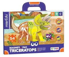 MierEdu Mágneses asztal Dinoszauruszok - Triceratops