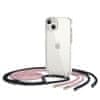 FlexAir Chain tok iPhone 14 Plus, fekete/rózsaszín