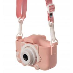 MG X5S Cat gyerek fényképezőgép + 32GB kártya, rózsaszín