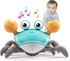 Interaktív játék, kúszó rák baba játék, készségfejlesztő játék, mozgásérzékelős gyerek játék | CRABBIE