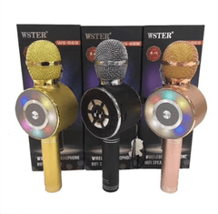 BigBuy Karaoke mikrofon LED világítással WS-669 (BBJ)