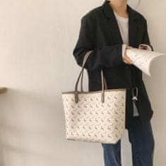 Dollcini 2 db nagy női táska kézitáska, válltáska,fehér, fehér