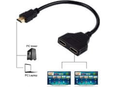 Verkgroup Adapter HDMI elosztó elosztó 2 csatornás FHD