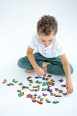 Kids DO Színes fa puzzle kép Pillangó 52 darab