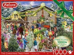Falcon Puzzle Farm karácsonyfákkal 2x1000 db