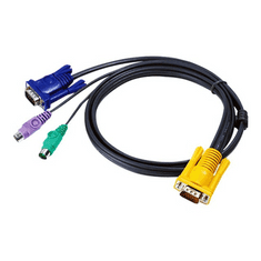 Aten 2L-5202P - keyboard / video / mouse (KVM) cable - 1.8 m (2L-5202P)