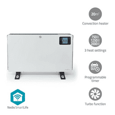 SmartLife állítható hőmérsékletű konvektor fehér (HTCO50WTW) (HTCO50WTW)