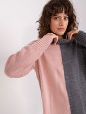 Badu Klasszikus női pulóver Closta szürke-rózsaszín Universal