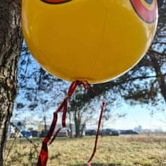 BigBuy Nagyméretű felfújható madárijesztő ballon szalagokkal - szarka, galamb-, és varjak ellen (BB-21026)