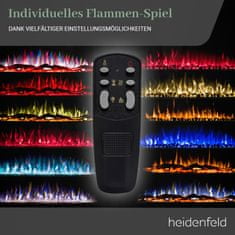 Heidenfeld HF-WK400 elektromos kandalló 3D lánghatással