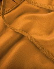 Férfi kapucnis pulóver Garamur mustár XL