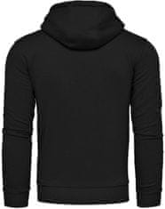 Férfi kapucnis pulóver Hyrent fekete XL