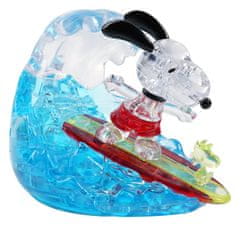 HCM Kinzel 3D kristály puzzle Szörföző Snoopy 41 darab