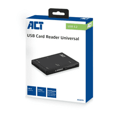 ACT AC6370 kártyaolvasó USB 3.2 Gen 1 (3.1 Gen 1) Type-A Fekete (AC6370)