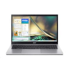 Acer Aspire 3 NX.K6SEU.016 Laptop 15.6" 1920x1080 TN Intel Core i5 1235U 512GB SSD 12GB DDR4 Intel UHD Graphics Ezüst