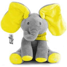 Mormark Éneklő interaktív elefánt | FLAPSY sárga