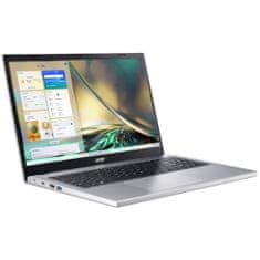 Acer Aspire 3 NX.KDEEU.01L Laptop 15.6" 1920x1080 TN AMD Ryzen 3 7320U 512GB SSD 8GB DDR5 AMD Radeon 610M Graphics Ezüst